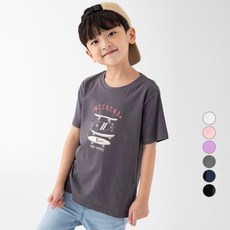 Lolly Tree 童款滑板圖案短袖T恤 B01