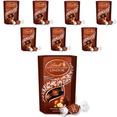 Lindt 瑞士蓮 LINDOR LINDOR榛果巧克力球, 200g, 8盒