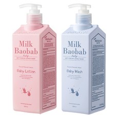 밀크바오밥 베이비 로션 + 베이비 워시, 500ml, 1세트