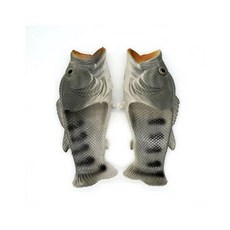 갓샵 魚形拖鞋 245~250, 灰色, 1個