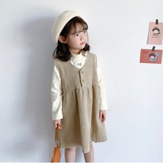 Contikids 女童鈕扣連衣裙