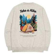 옥스타 남녀공용 달빛 하이킹 특양면 맨투맨 4SSP019