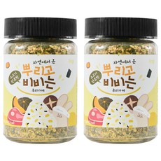 퍼기 자연에서 온 뿌리고 비비는 후리가케, 소고기 단호박, 100g, 2개