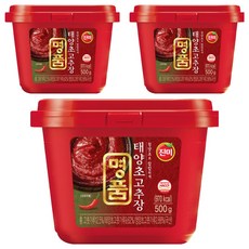 Jinmi Foods 頂級太陽椒苦椒醬, 500g, 3個