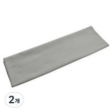 Housefit 超細纖維運動瑜珈健身游泳沙灘巾 40 x 80 cm, 2個, 灰色