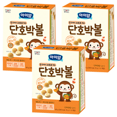 아이얌 볼과자, 단호박맛, 60g, 3개