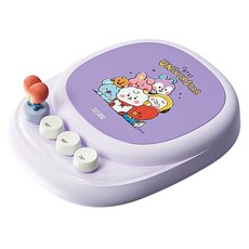 SOTHING 向物 BT21恆溫暖杯墊 疊疊樂, 紫色, 1個