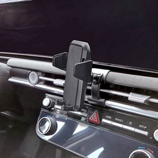 옵시디언 신형 투싼 NX4 페이스리프트 전용 반자동클립 송풍구 휴대폰 거치대, 1개 1개