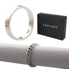 Shoveoff 簡約925銀戒指+收納盒組 SVR-604