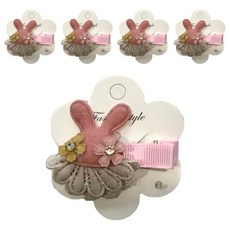 SY 童 布質壓夾 Set 兔子造型髮夾, 82, 不適用