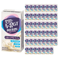 맛있는 두유GT 하이 프로틴, 190ml, 48개