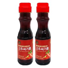 꼬손 고추씨기름, 2개, 160ml