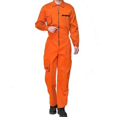 美華部長 連身式工作維修服, 03 橘色, 1個