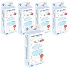 PERFECT 普惠醫工 韓版魚型4D立體兒童醫用口罩 未滅菌 KF94 18 x 7cm, 10片, 5盒, 寶寶藍