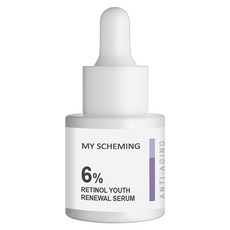 MY SCHEMING 我的心機 6% A醇抗齡修復精華, 15ml, 1瓶