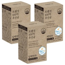 Danbaekharu Transit 100億益生菌 10.2g, 30錠, 3個