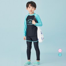 Lolly Tree 童款防曬泳衣 4件組+收納袋