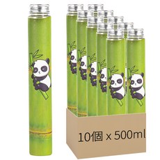 高精容器批發 竹子瓶, 500ml, 10個, 1個裝