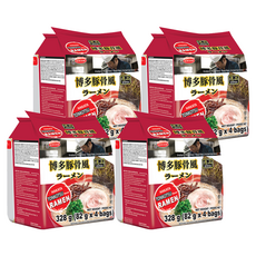 AceCOOK 博多豚骨風味袋麵, 濃郁湯底, 正宗風味, 宵夜或正餐的理想選擇, 16包