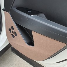 達奧托 汽車車門保護套 防刮 改裝 保護用品 4件組, 現代 Ioniq5 2021年 4月~, 棕色