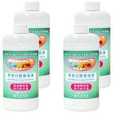 nano 翰強 速口舒萃達口腔保濕液 500ml 口腔清潔 無酒精刺激 台灣製造, 4瓶