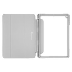 RhinoFit Fit Clear Shield Plus 平板電腦保護殼, 淺灰色