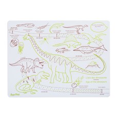 Super Petit 玩中學矽膠餐墊, 恐龍演化史, 1個