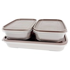 Xeonic 年節食品煎餅保鮮盒 1.5L x 2入 + 3.7L, 1套, 3個