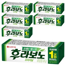 후라보노 오리지날 츄잉껌 9p, 26g, 6개