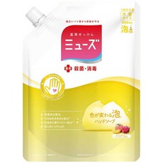 Muse 抗菌泡沫洗手乳大型補充包 蜜桃玫瑰, 450ml, 1包