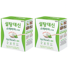 설탕대신 스테비아 스틱형, 60g, 2개