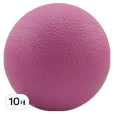 글로벌픽 홈트용 지압 풋케어 마사지볼 6cm, 로즈, 10개