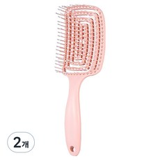 Hawait 防纏結髮梳, 2個, 粉紅色