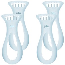 plu 完美足部去角質板, 4個, 1入