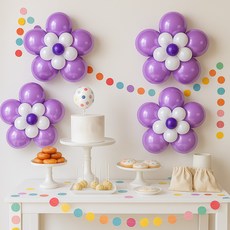 派對錶演 3 階段花氣球製作, 薰衣草, 8入