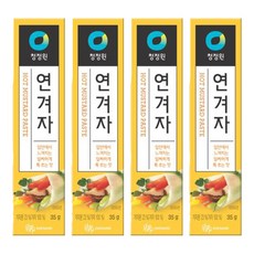 청정원 연겨자, 35g, 4개