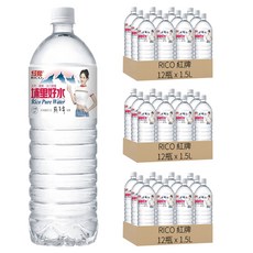 RICO 紅牌 埔里好水, 1.5L大容量, 清新純淨, 1.5L, 36瓶