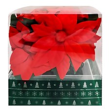 MODACore 摩達客 LED聖誕紅花珍珠燈串10燈 插電式 白光, 250cm, 1組