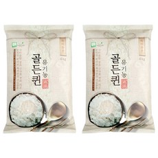 초록숟가락 골든퀸 백미 상등급, 4kg, 2개