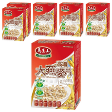馬玉山 高纖大燕麥片, 台灣製造, 600g, 6盒