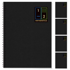 YOUNGART 2格數學練習本, 藍綠格子款(貼紙), 5入