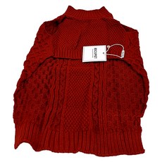 PEHOM 寵物毛衣背心(红)XXL 柔軟舒適 時尚保暖 寵物服飾, 1入