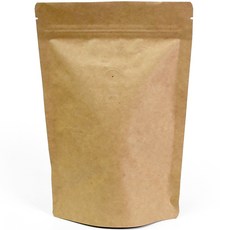 FEXTA 牛皮紙咖啡袋 夾鏈站立式 附排氣閥 500g, 1入, 25個