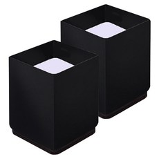 簡單家具腳墊矩形 2p 套組 40 x 50 毫米, 黑色的