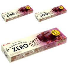 롯데제로 연양갱, 50g, 3개