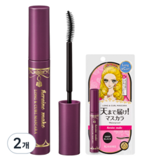히로인메이크 키스미 롱앤컬 마스카라 EX 6g, 딥블랙, 2개