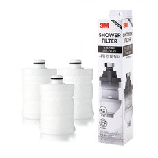 3M 標準淋浴過濾器替換濾芯, 3個, 無香味