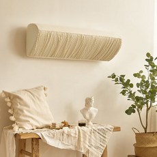 BEBEDECO 彈性針織蕾絲Rhea壁掛式冷氣機罩, 米色