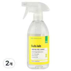 Sub.lab 檸檬醋廚房清潔噴霧, 2個, 500ml