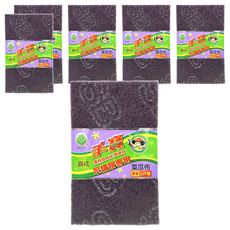 手寶鋼絨菜瓜布 sb-9213 廚房清潔好幫手 輕鬆去除油污焦垢, 6入, 6片